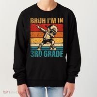 Third Grade Dabbing Boy Bruh IM In 3rd Grade Student Women's Sweatshirt thumb 0