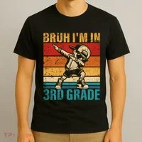 Third Grade Dabbing Boy Bruh IM In 3rd Grade Student T-Shirt thumb 3
