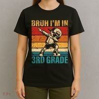 Third Grade Dabbing Boy Bruh IM In 3rd Grade Student T-Shirt thumb 4