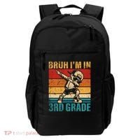 Third Grade Dabbing Boy Bruh IM In 3rd Grade Student Backpack thumb 0