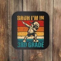 Third Grade Dabbing Boy Bruh IM In 3rd Grade Student Coaster thumb 0
