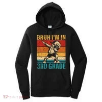 Third Grade Dabbing Boy Bruh IM In 3rd Grade Student Women's Hoodie thumb 0
