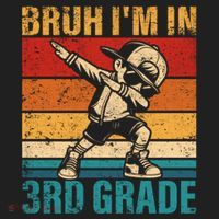 Third Grade Dabbing Boy Bruh IM In 3rd Grade Student Tumbler thumb 3