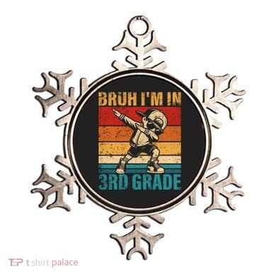 Third Grade Dabbing Boy Bruh IM In 3rd Grade Student Ornament