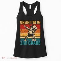 Third Grade Dabbing Boy Bruh IM In 3rd Grade Student Women's Tank Top thumb 0
