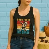 Third Grade Dabbing Boy Bruh IM In 3rd Grade Student Women's Tank Top thumb 2