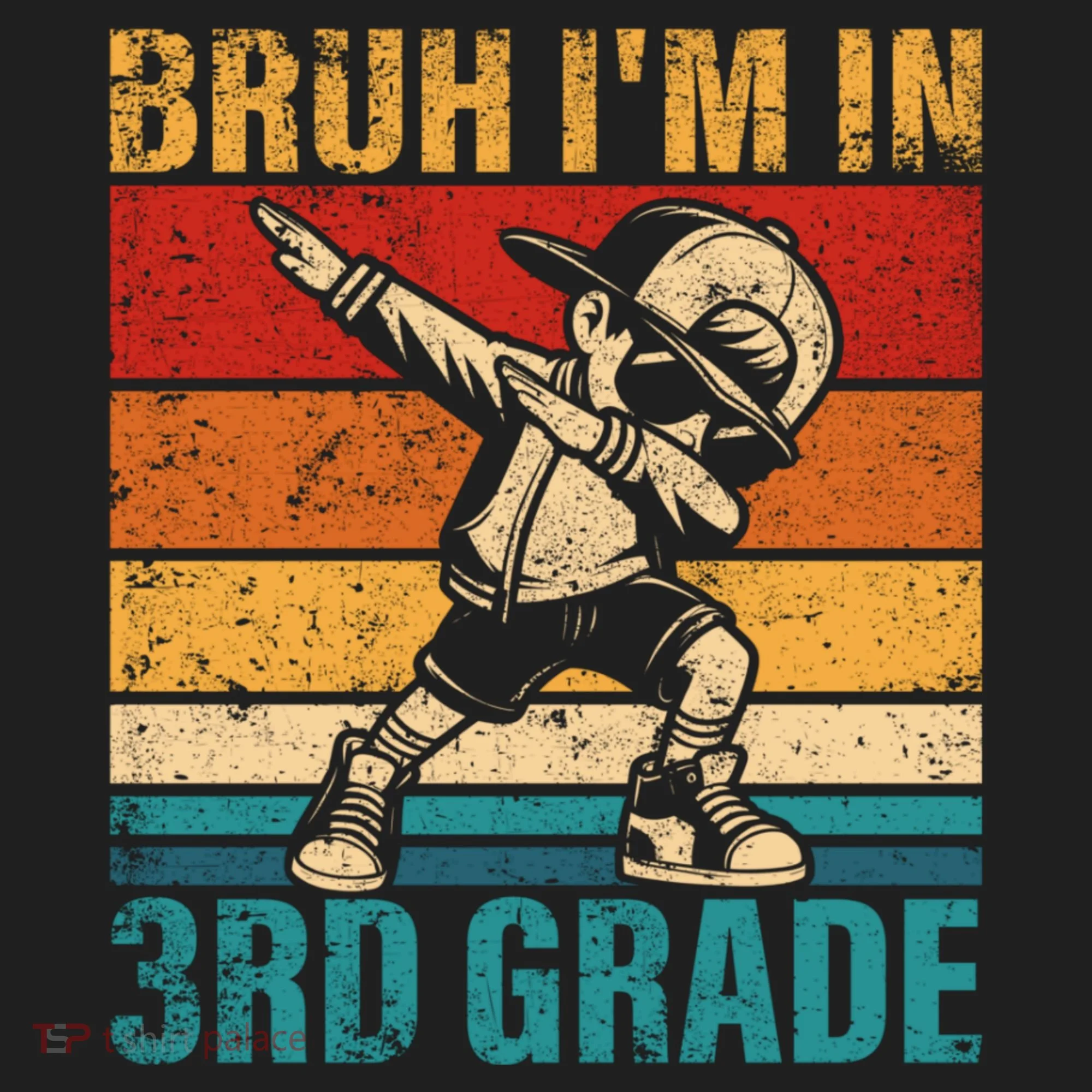 Third Grade Dabbing Boy Bruh IM In 3rd Grade Student Hat