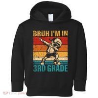 Third Grade Dabbing Boy Bruh IM In 3rd Grade Student Toddler Hoodie thumb 0