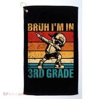 Third Grade Dabbing Boy Bruh IM In 3rd Grade Student Golf Towel thumb 0