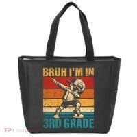 Third Grade Dabbing Boy Bruh IM In 3rd Grade Student Tote Bag thumb 0