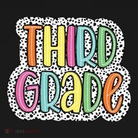Third Grade Dalmatian Dots 3rd Dream Team Back To School Backpack thumb 2