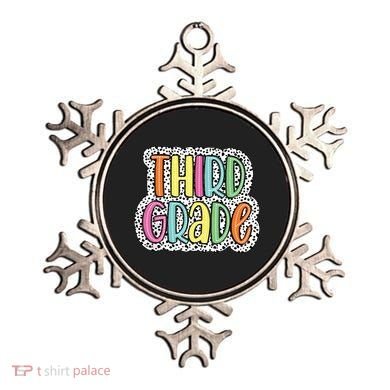 Third Grade Dalmatian Dots 3rd Dream Team Back To School Ornament