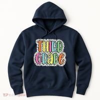 Third Grade Dalmatian Dots 3rd Dream Team Back To School Hoodie thumb 0