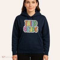 Third Grade Dalmatian Dots 3rd Dream Team Back To School Hoodie thumb 5