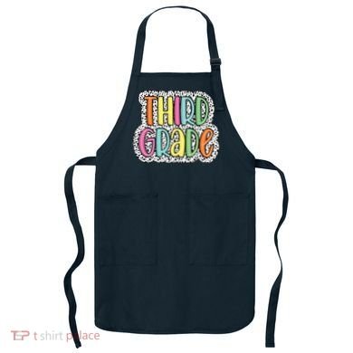 Third Grade Dalmatian Dots 3rd Dream Team Back To School Apron