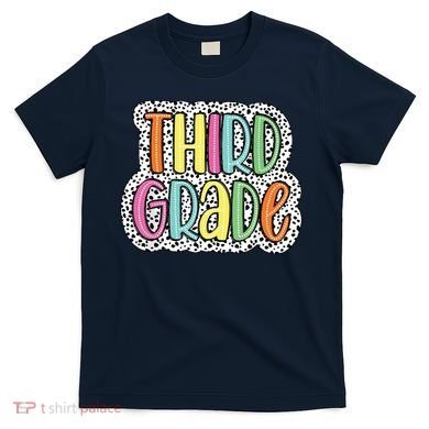 Third Grade Dalmatian Dots 3rd Dream Team Back To School T-Shirt