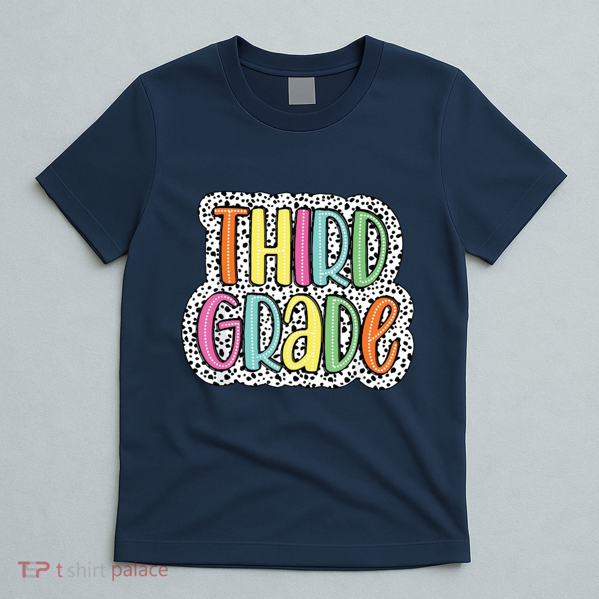 Third Grade Dalmatian Dots 3rd Dream Team Back To School T-Shirt