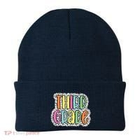 Third Grade Dalmatian Dots 3rd Dream Team Back To School Beanie thumb 0