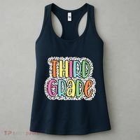Third Grade Dalmatian Dots 3rd Dream Team Back To School Women's Tank Top thumb 3
