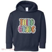 Third Grade Dalmatian Dots 3rd Dream Team Back To School Toddler Hoodie thumb 0