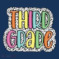 Third Grade Dalmatian Dots 3rd Dream Team Back To School Toddler Hoodie thumb 2