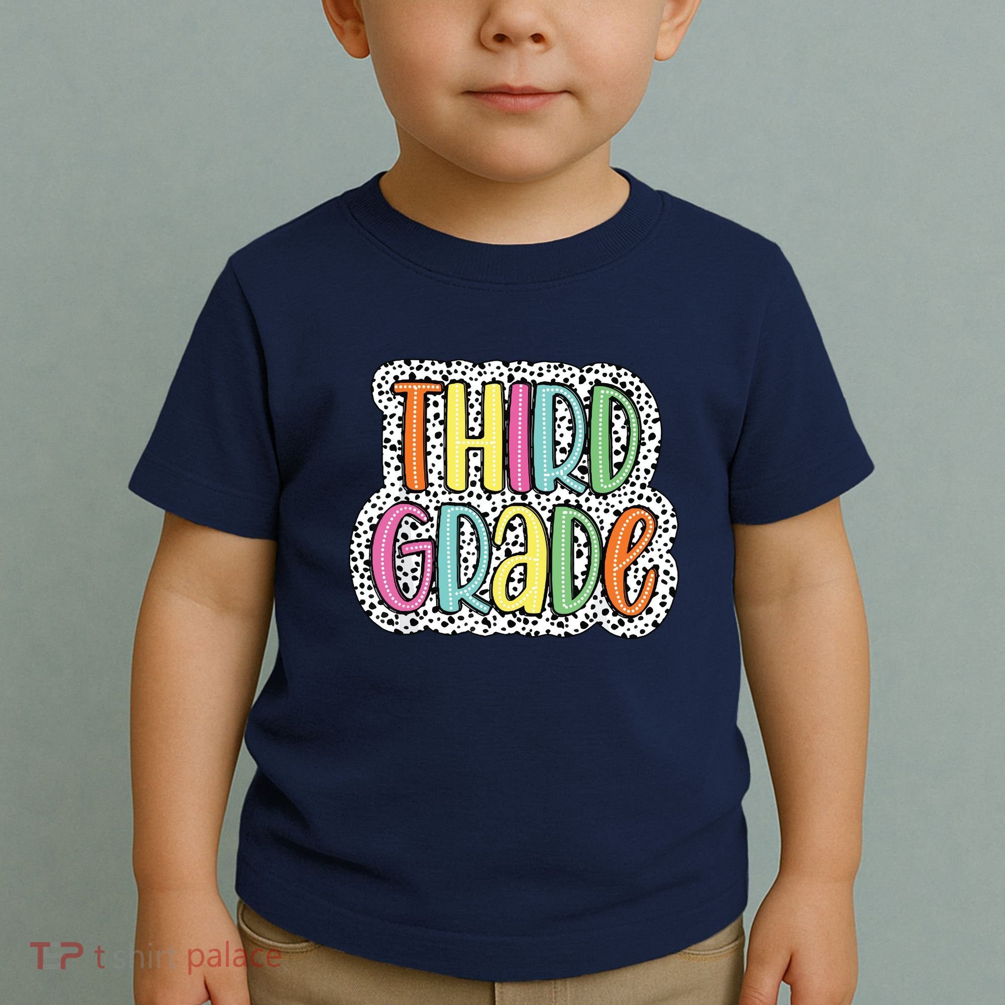 Third Grade Dalmatian Dots 3rd Dream Team Back To School Toddler T-Shirt