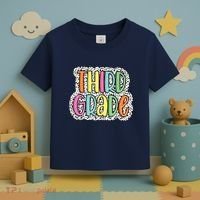 Third Grade Dalmatian Dots 3rd Dream Team Back To School Toddler T-Shirt thumb 3