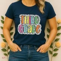 Third Grade Dalmatian Dots 3rd Dream Team Back To School Women's T-Shirt thumb 2