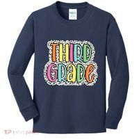 Third Grade Dalmatian Dots 3rd Dream Team Back To School Kids Long Sleeve Shirt thumb 0