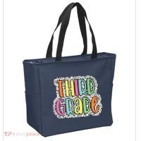 Third Grade Dalmatian Dots 3rd Dream Team Back To School Tote Bag thumb 2