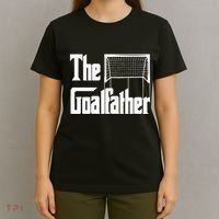 The Goalfather Dad Soccer Goalkeeper Goalie Coach Footballer T-Shirt thumb 4