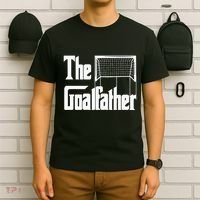 The Goalfather Dad Soccer Goalkeeper Goalie Coach Footballer T-Shirt thumb 6