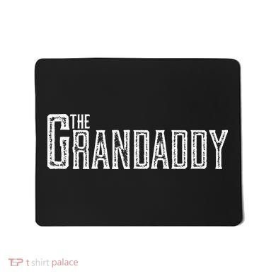 The Grandaddy Design Distressed Cool Grandpa Boss Gift Mousepad