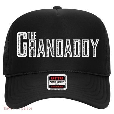 The Grandaddy Design Distressed Cool Grandpa Boss Gift Hat