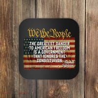 The Greatest Danger To American Freedom Thomas Jefferson Coaster thumb 0