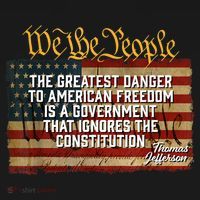 The Greatest Danger To American Freedom Thomas Jefferson Polo thumb 3