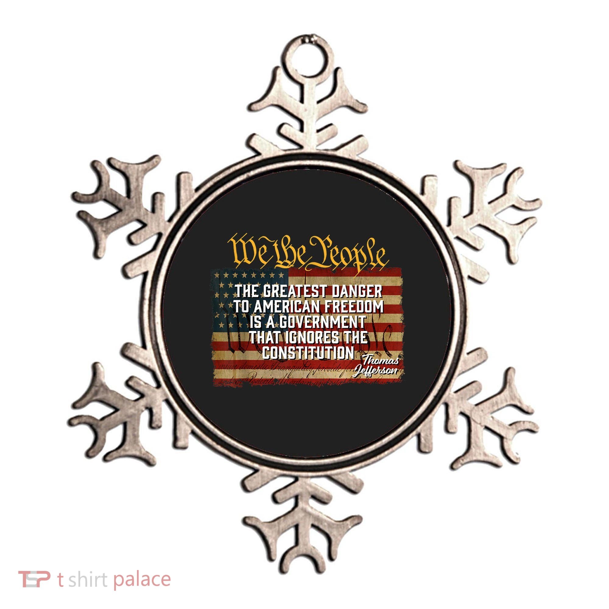 The Greatest Danger To American Freedom Thomas Jefferson Ornament