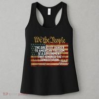 The Greatest Danger To American Freedom Thomas Jefferson Women's Tank Top thumb 3