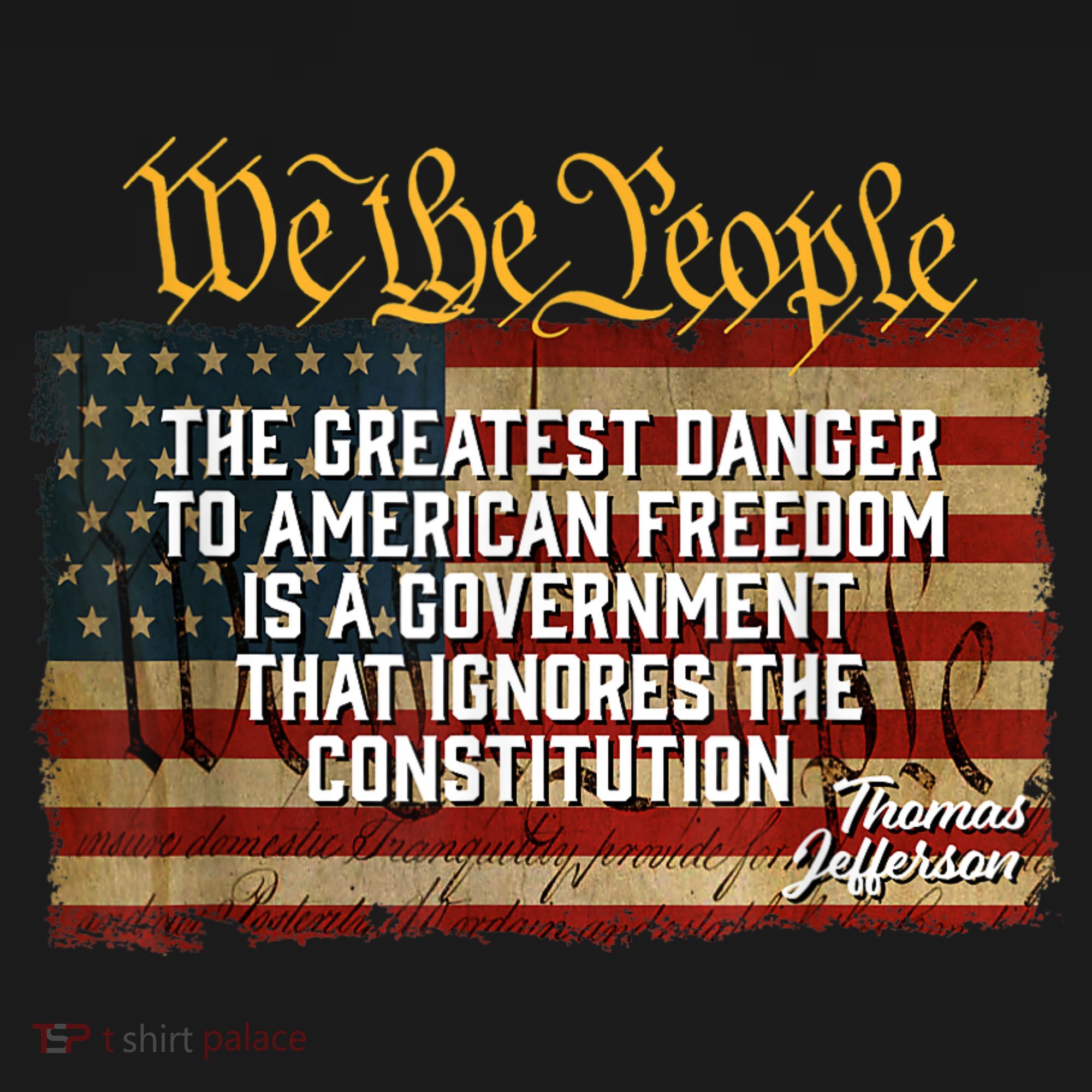 The Greatest Danger To American Freedom Thomas Jefferson Women's Tank Top