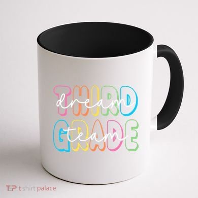 Third Grade Dream Team 3rd Grade Teacher Back To School Coffee Mug back