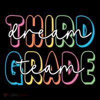 Third Grade Dream Team 3rd Grade Teacher Back To School Mousepad thumb 1