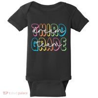 Third Grade Dream Team 3rd Grade Teacher Back To School Baby Bodysuit thumb 0