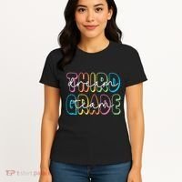 Third Grade Dream Team 3rd Grade Teacher Back To School Women's T-Shirt thumb 4