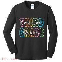 Third Grade Dream Team 3rd Grade Teacher Back To School Kids Long Sleeve Shirt thumb 0