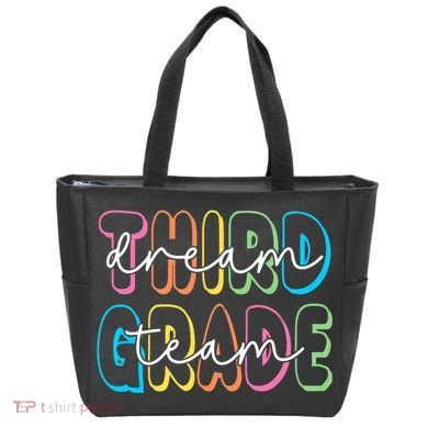 Third Grade Dream Team 3rd Grade Teacher Back To School Tote Bag