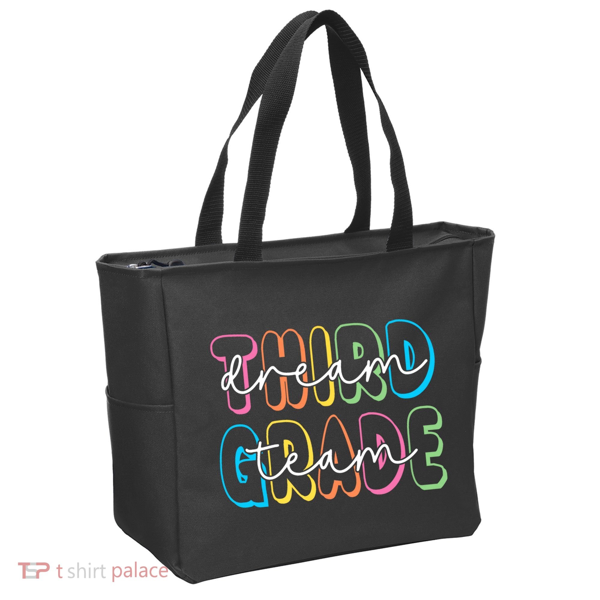 Third Grade Dream Team 3rd Grade Teacher Back To School Tote Bag