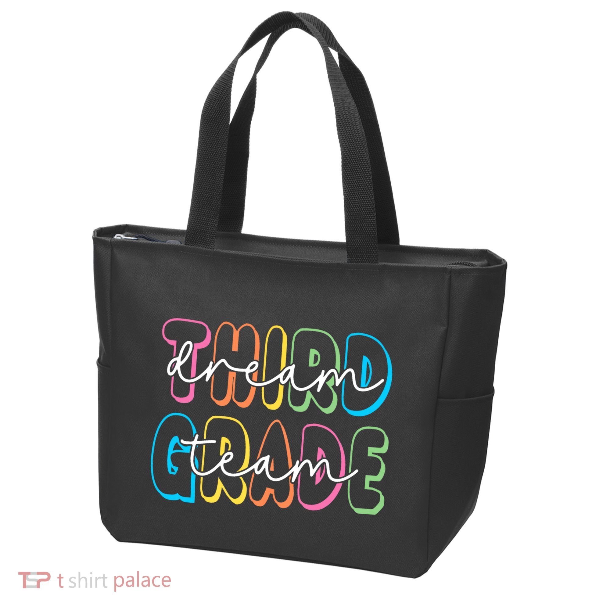 Third Grade Dream Team 3rd Grade Teacher Back To School Tote Bag