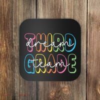 Third Grade Dream Team 3rd Grade Teacher Back To School Coaster thumb 0
