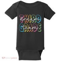 Third Grade Dream Team 3rd Grade Teacher Back To School Baby Bodysuit thumb 0