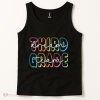 Third Grade Dream Team 3rd Grade Teacher Back To School Tank Top thumb 2